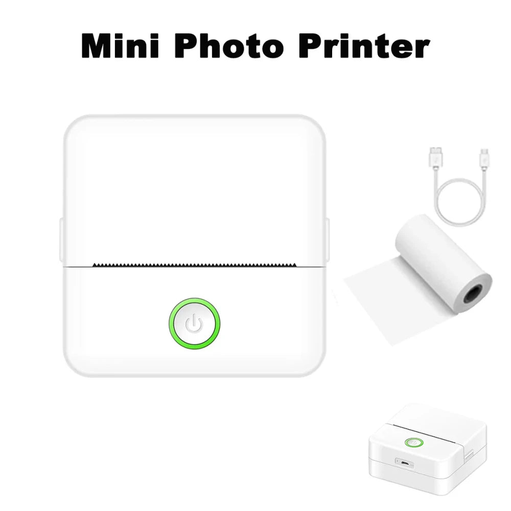 Thermal Mini Printer – Portable Inkless Photo & Label Printer