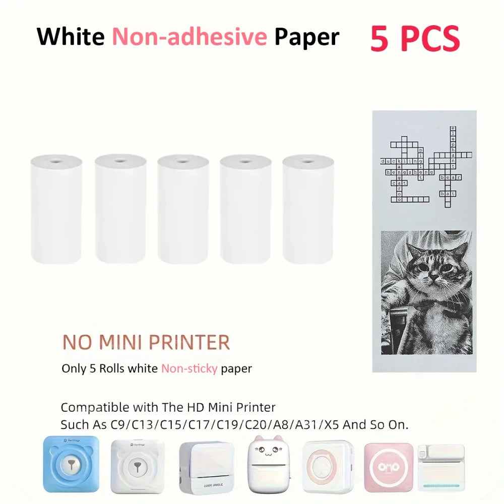 Thermal Mini Printer – Portable Inkless Photo & Label Printer