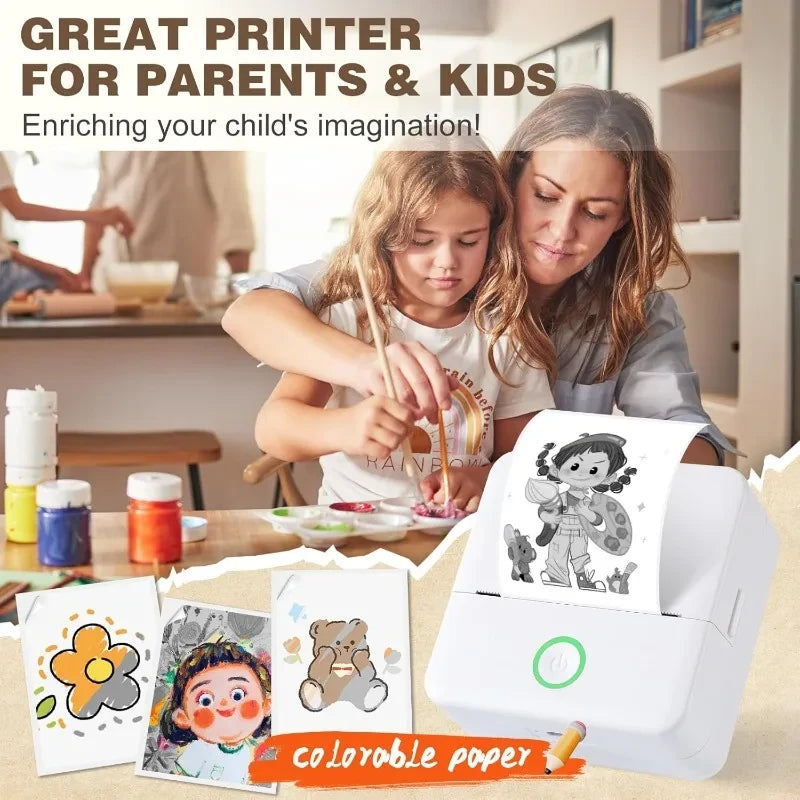 Thermal Mini Printer – Portable Inkless Photo & Label Printer