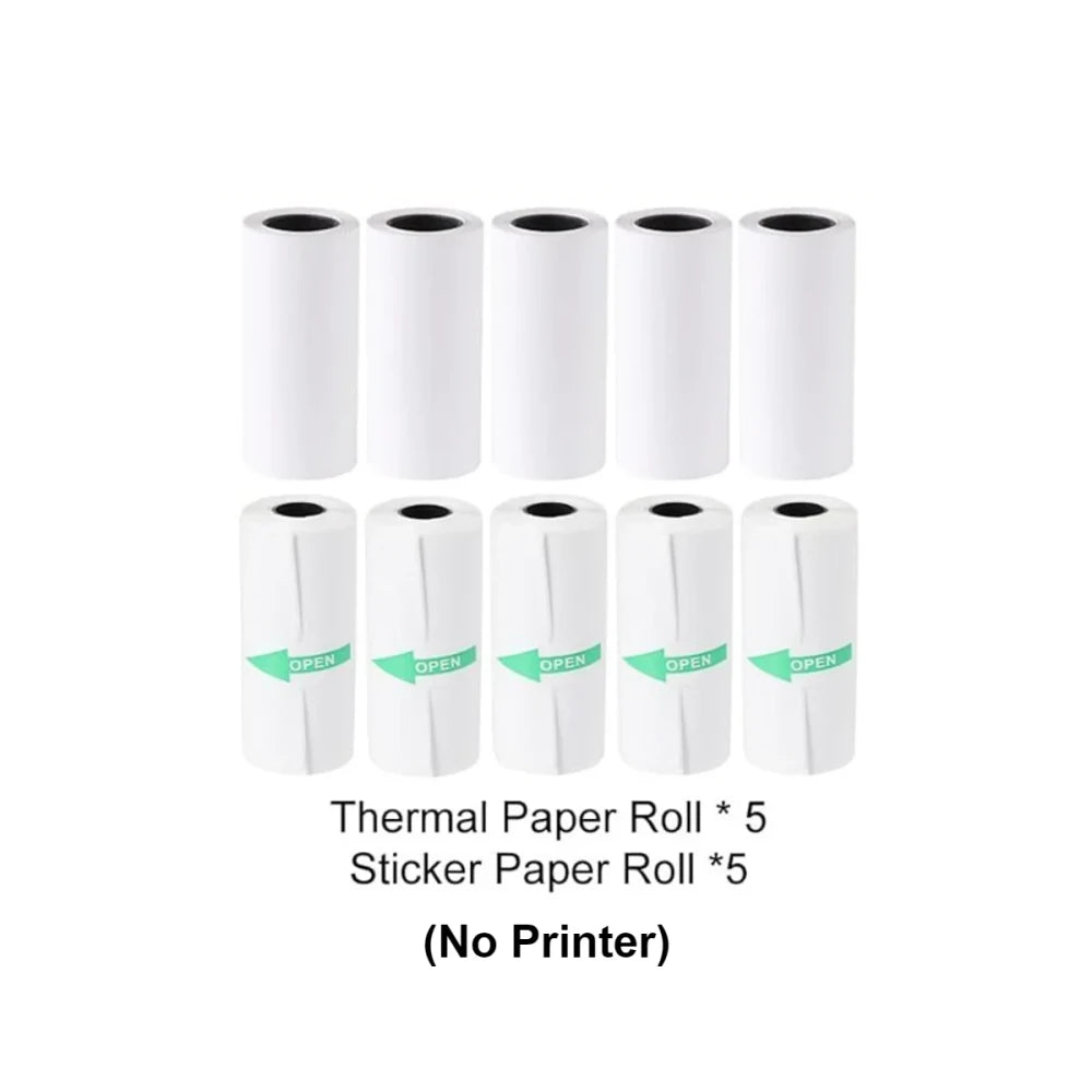 Thermal Mini Printer – Portable Inkless Photo & Label Printer