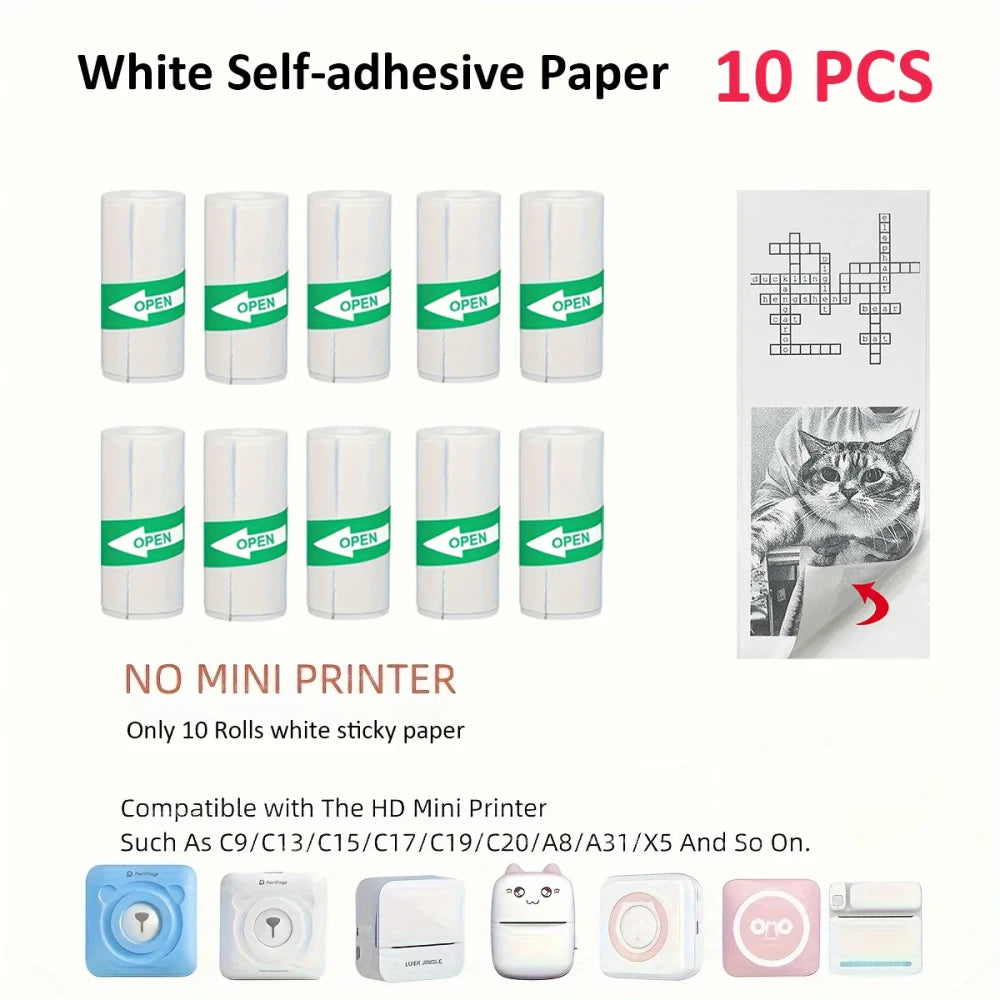 Thermal Mini Printer – Portable Inkless Photo & Label Printer